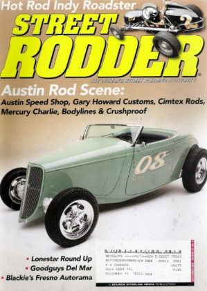 STREET RODDER 2008 SEPT - EARLY HEMI REBUILD, WATERBORNE PAINTS, Y-BLOCK*